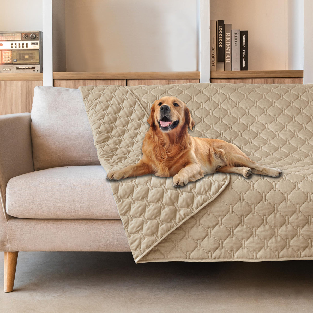 Manta gogobunny impermeable para sillón, protege muebles de rasguños y derrames.