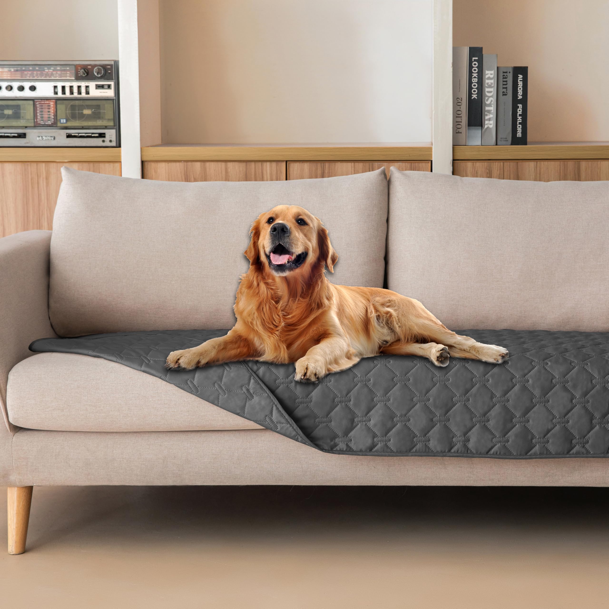 Manta gogobunny impermeable para muebles, protección contra arañazos y derrames.