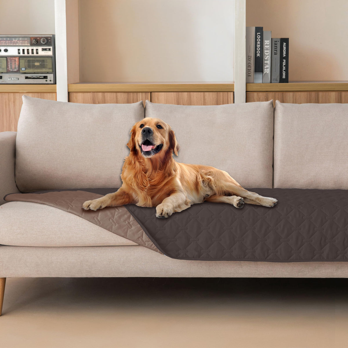 gogobunny manta para perros, superficie impermeable, protege sofá y muebles