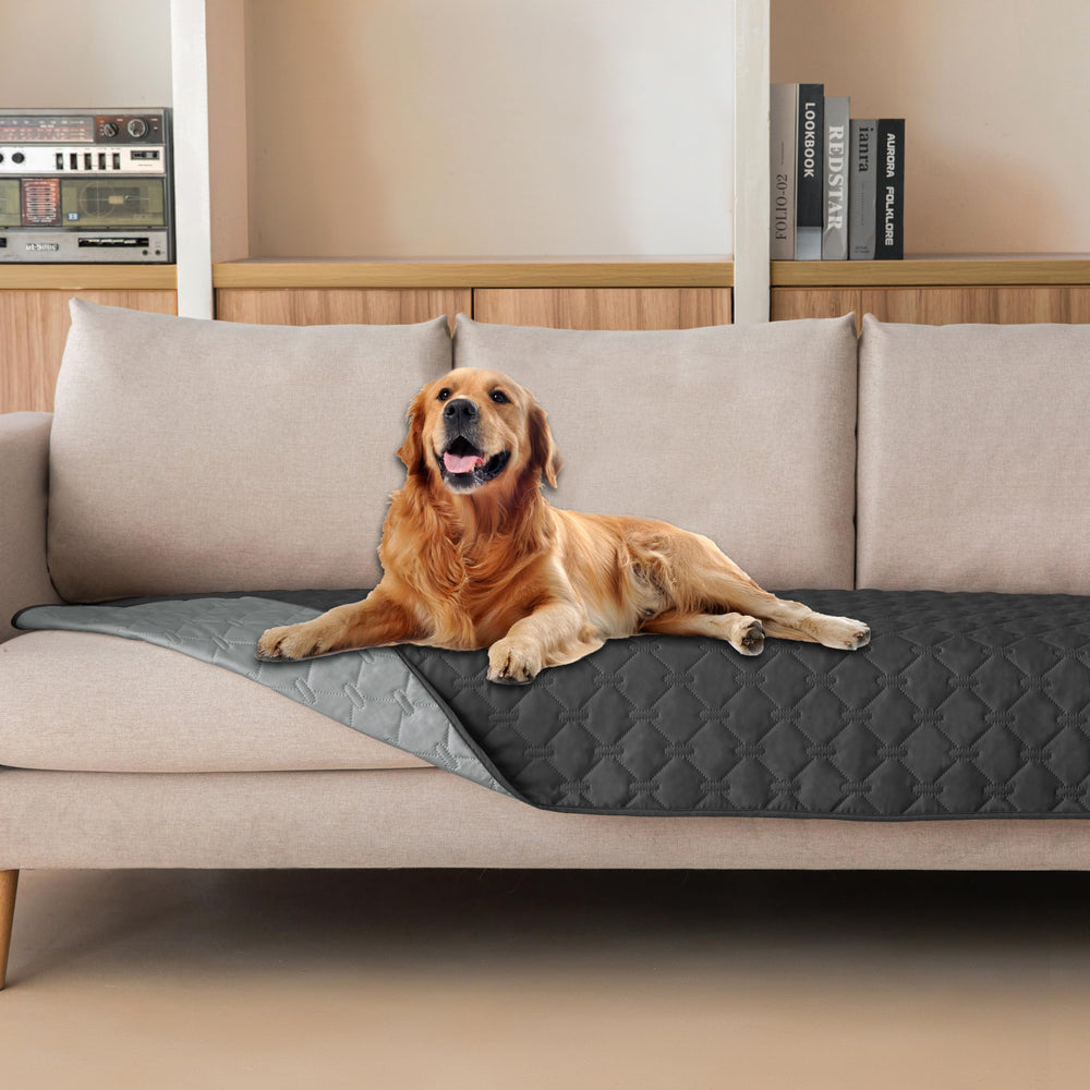 Manta gogobunny impermeable doble cara, frente, protege el sofá y mantiene la comodidad de tu mascota.