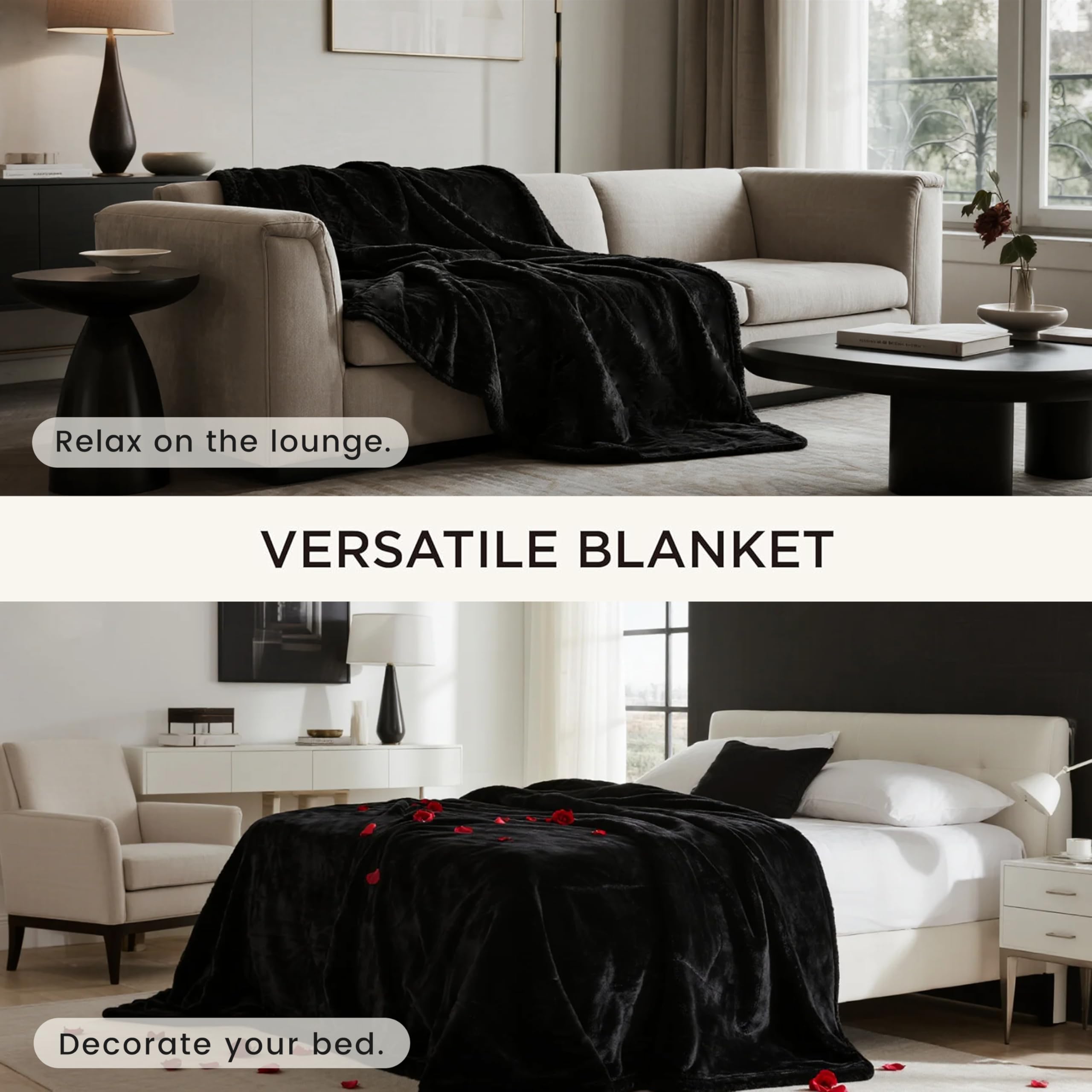 Uso multiples gogobunny manta, ideal para cama, sofa y coche