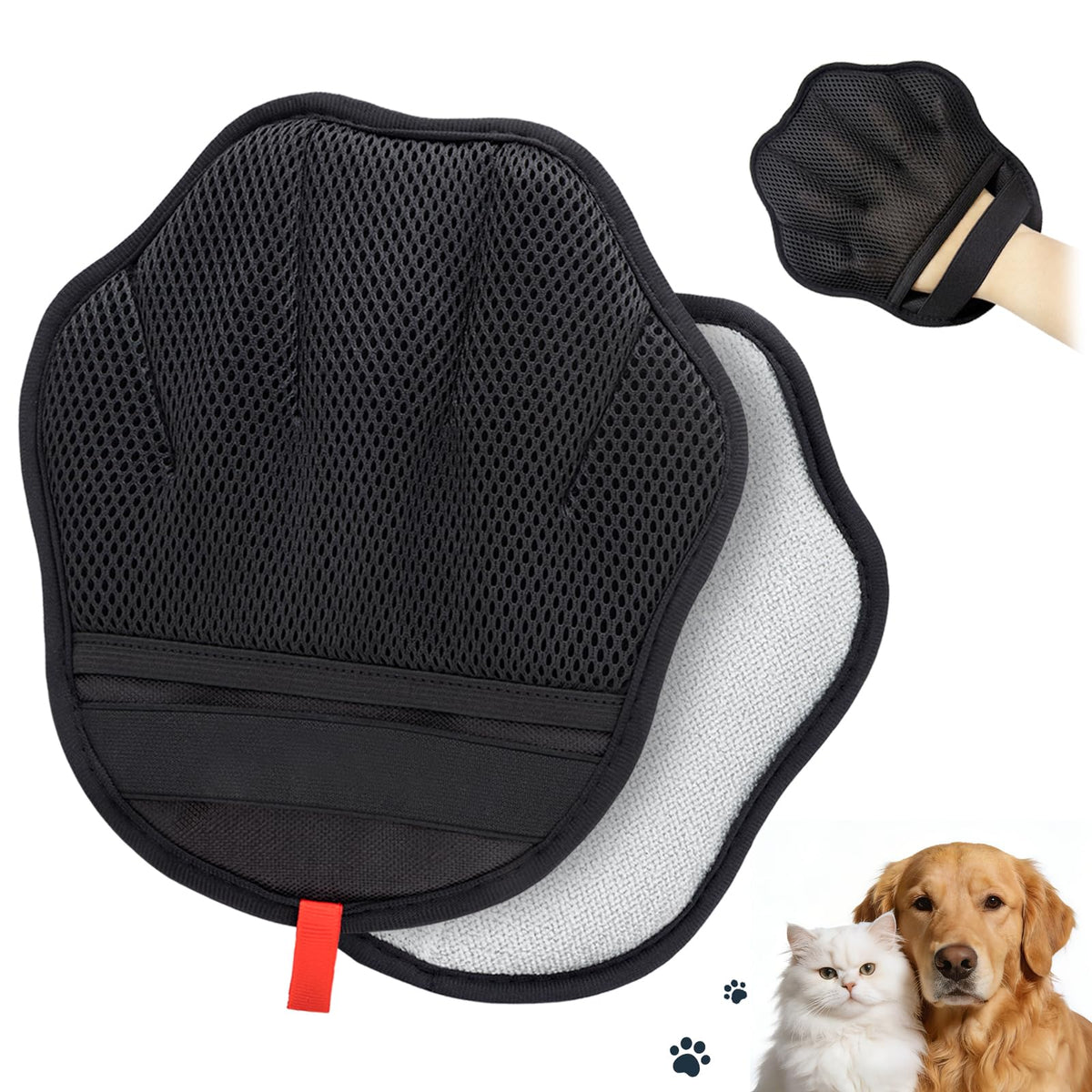 GoHere guante forma de pata, elimina pelos de mascotas con facilidad