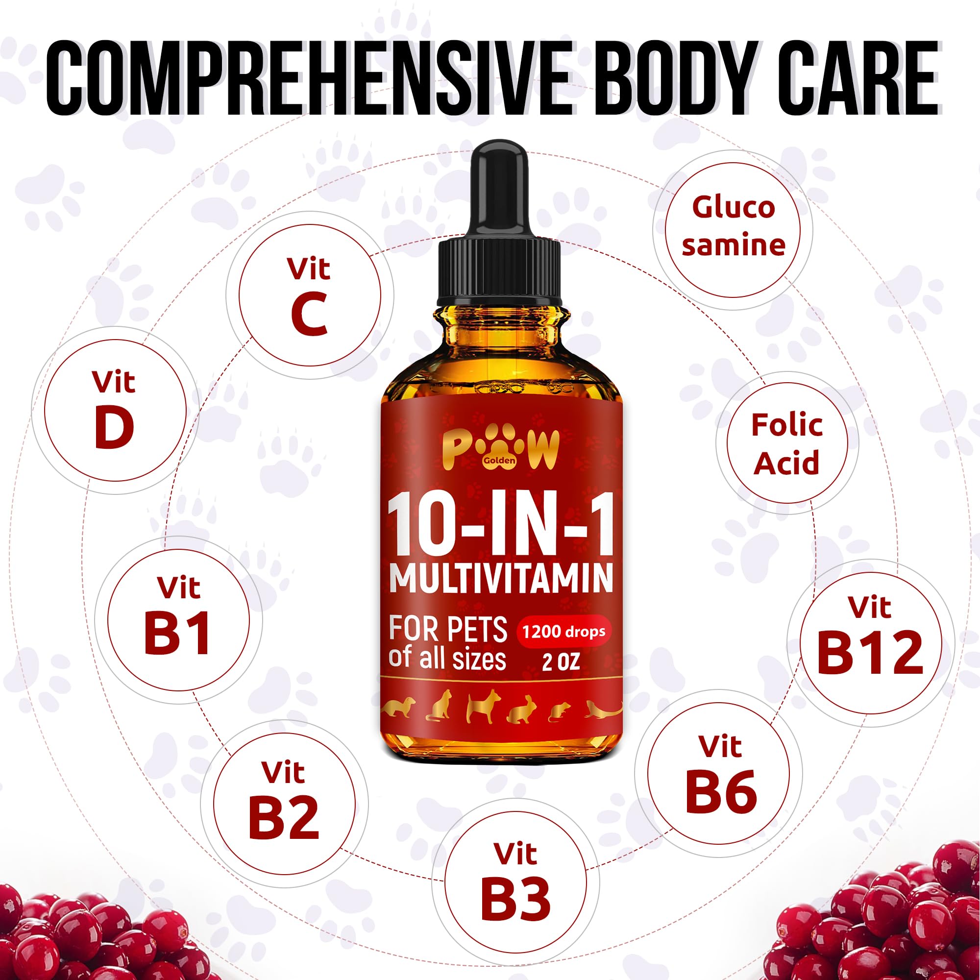 Golden Paw mezcla-en-agua: se añade al agua para nutrición.