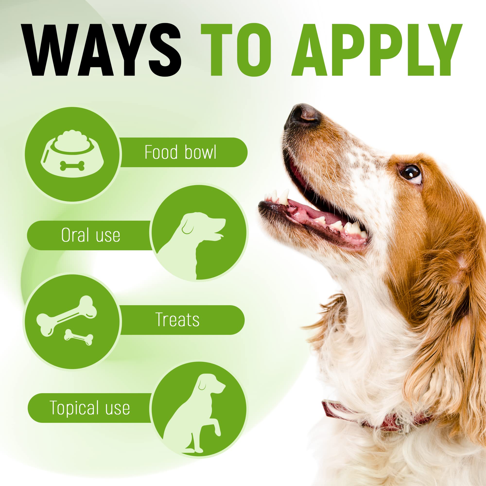 Golden Paw Probioticos apto para todas las edades de mascotas.