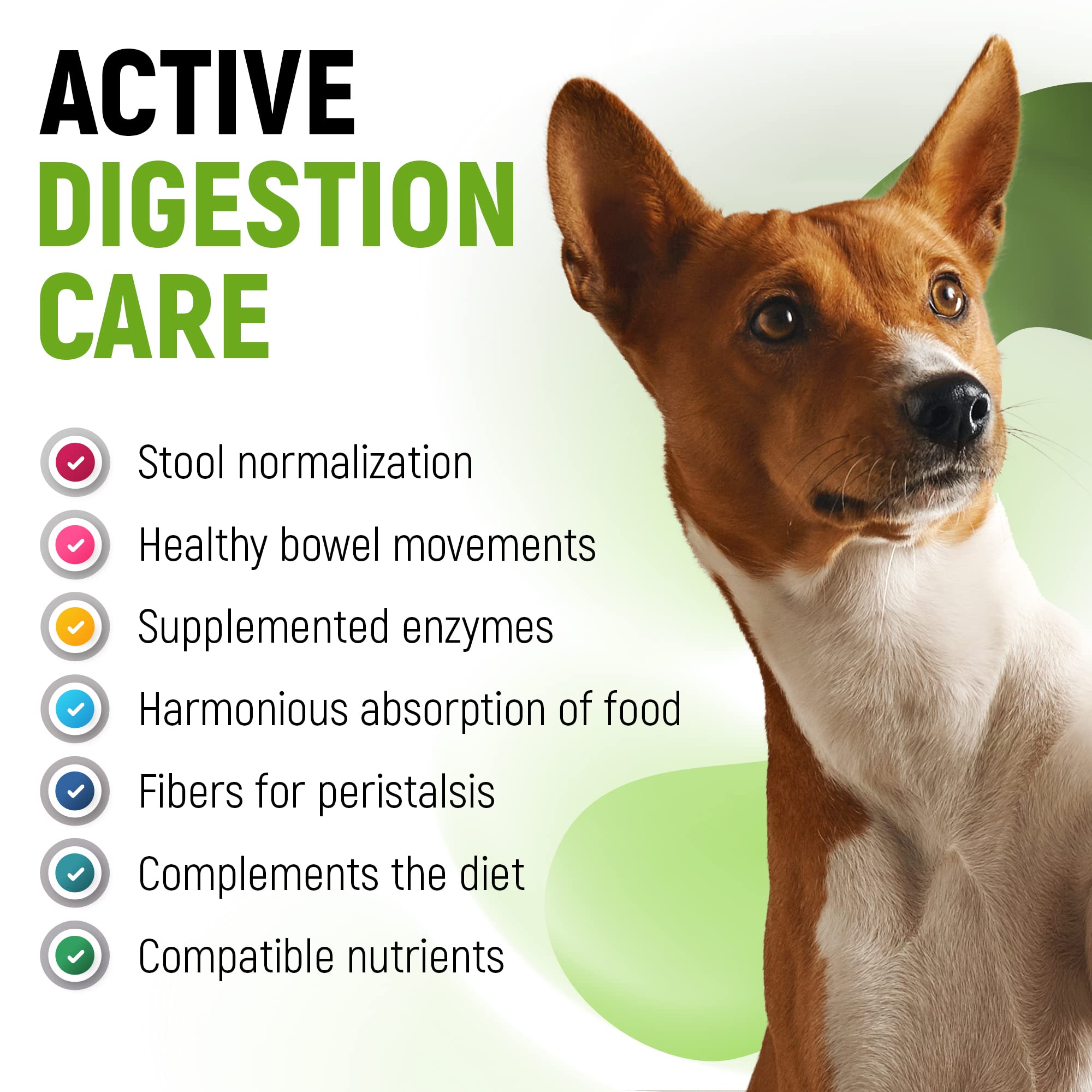 Golden Paw Probioticos sabor herbal, formato agradable para mascotas.