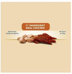 Golden Rewards jerky pollo sin subproductos, snack saludable para perros.