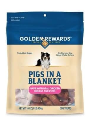 Golden Rewards tiras de carne secas al aire: snack delicioso para perros