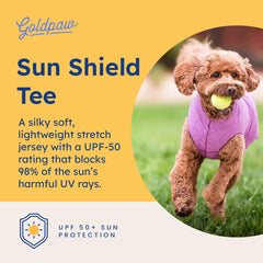 Goldpaw Camisa Solar, tejido ligero y transpirable para perro