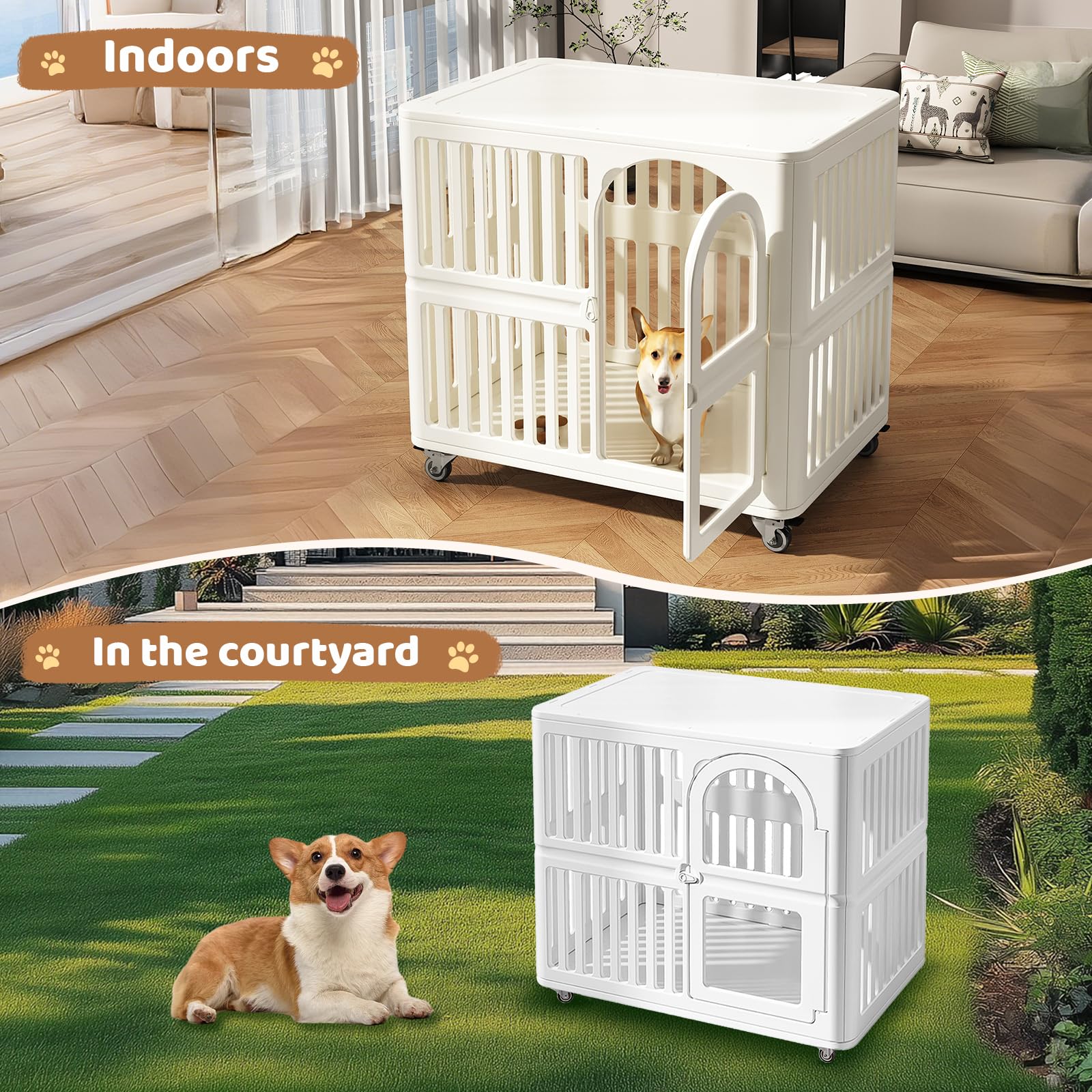 GOLDPOST jaula para perros tamaño cómodo para peques