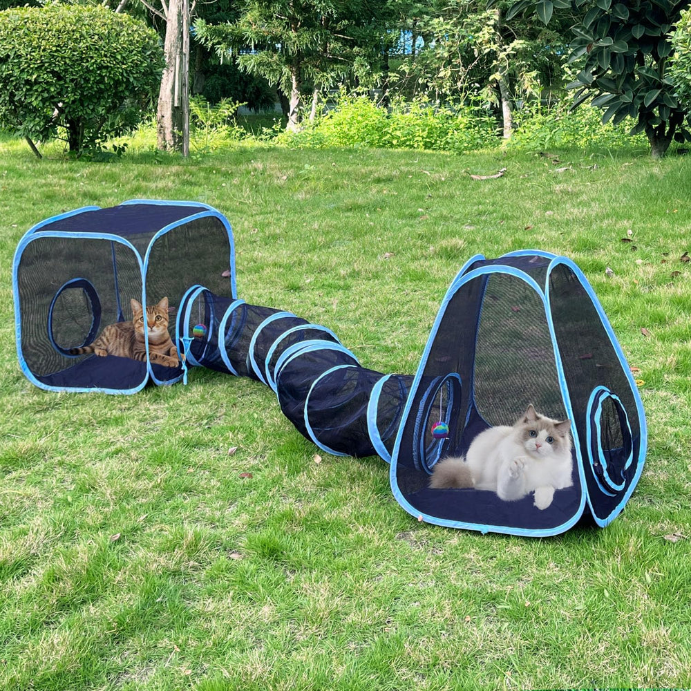 GONPETGP catio exterior, tienda para gatos, brinda ventilación y confort al aire libre.