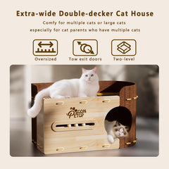 GONPETGP rascador doble con velcro, protege muebles y satisface garras