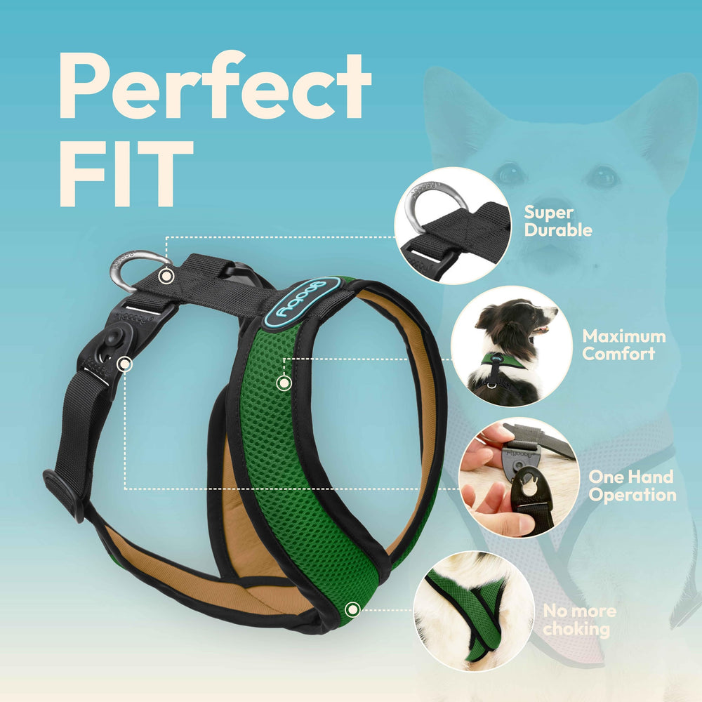 Malla doble transpirable Gooby Comfort X, mantiene al perro fresco.