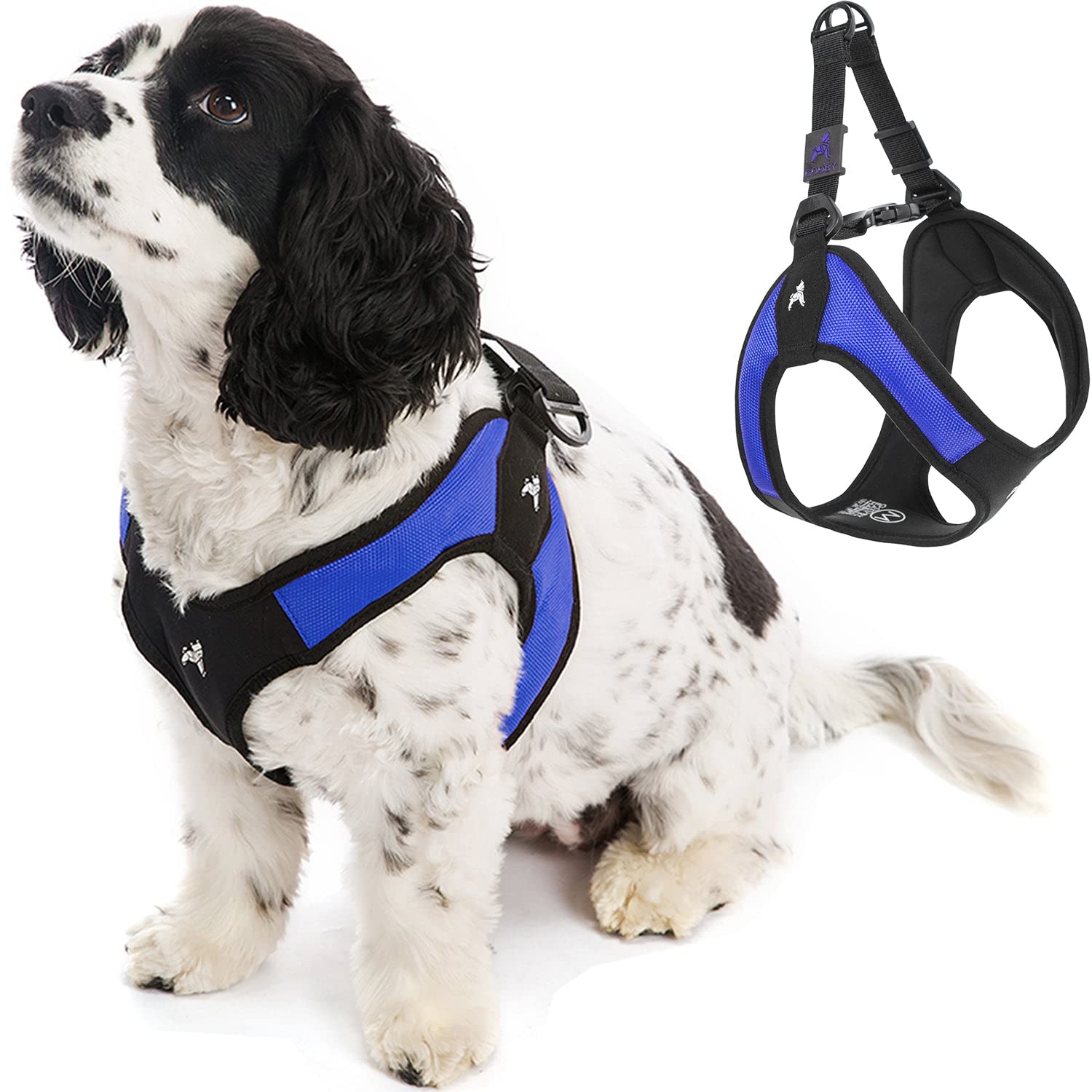 Arnés Gooby con diseño anticaptura para mayor seguridad durante el paseo.