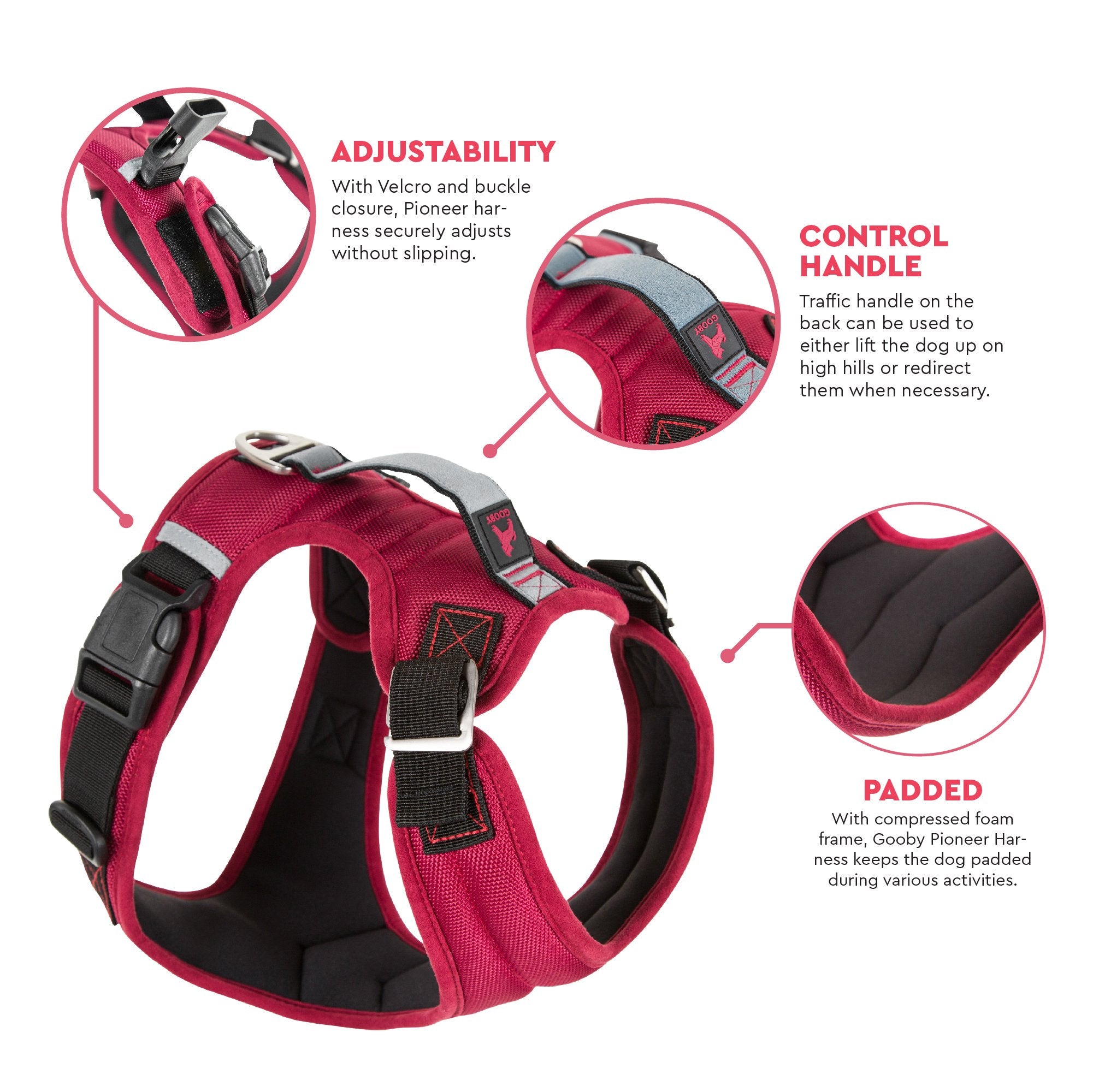 Gooby Pioneer neopreno acolchado para mayor comodidad