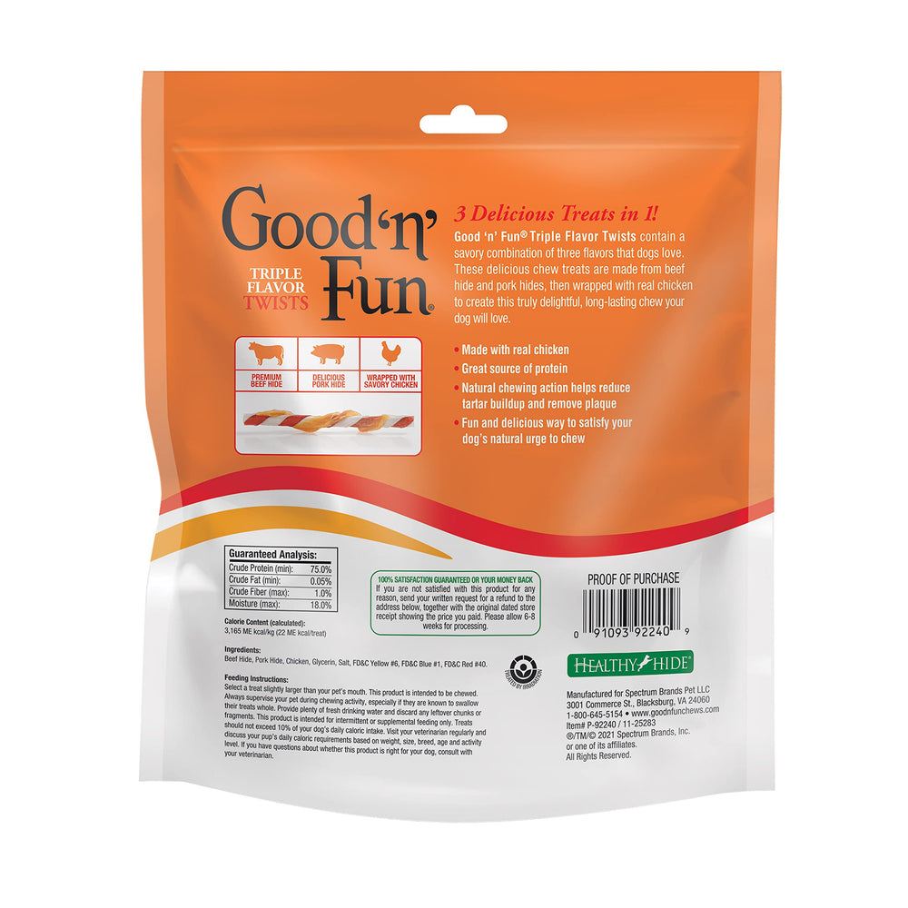 GOOD 'N' FUN ingredientes de calidad con carne real en cada pieza