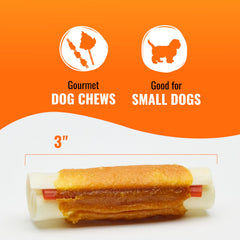 GOOD 'N' FUN Rollos Mini Sabor Triple con pollo premium para mayor sabor.