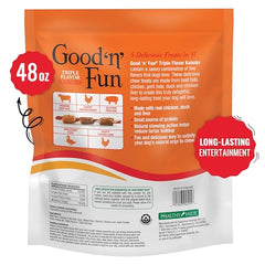 GOOD 'N' FUN Kabobs con sabores para perros.