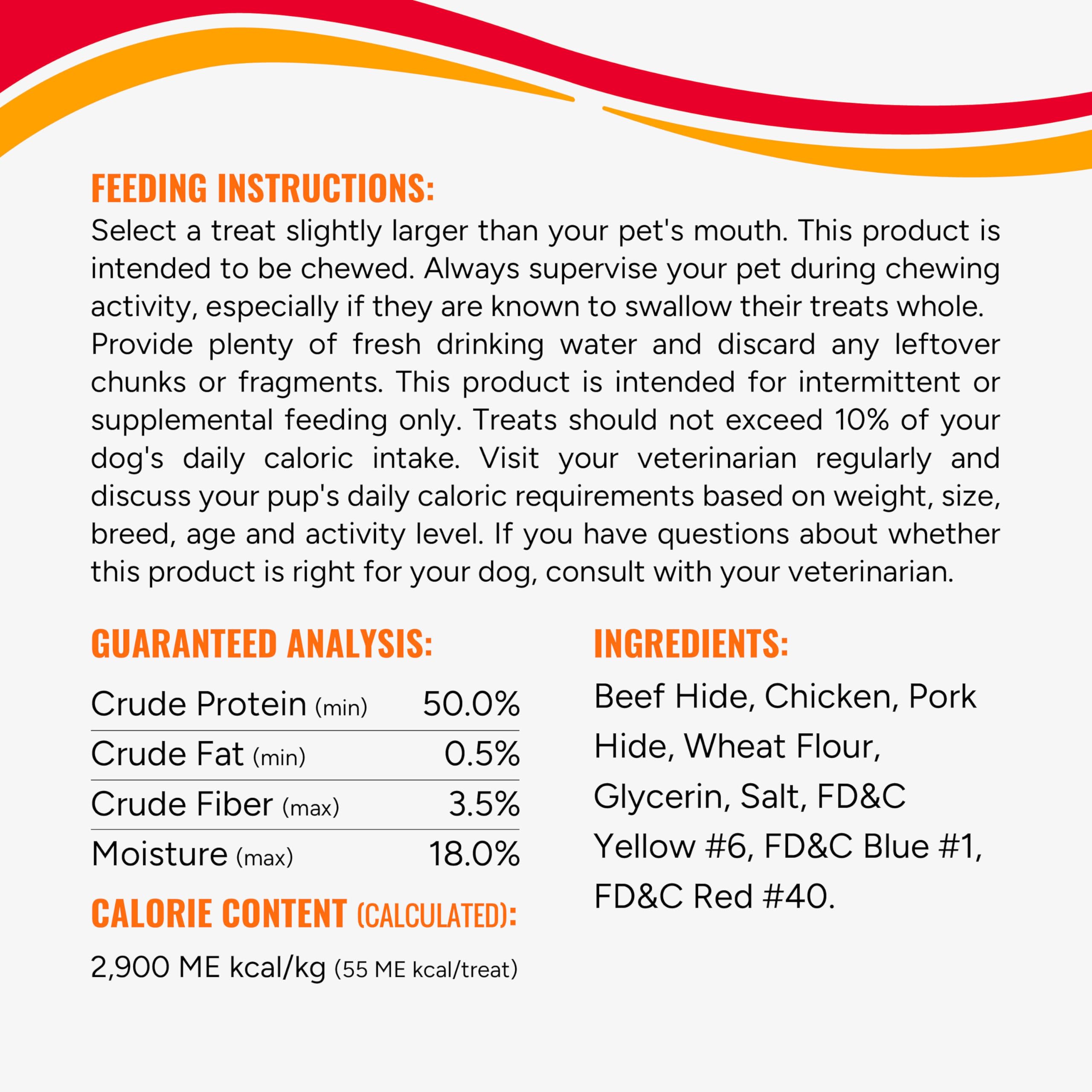 Good ‘n’ Fun Ribs empaquetado para perros de todas las tallas