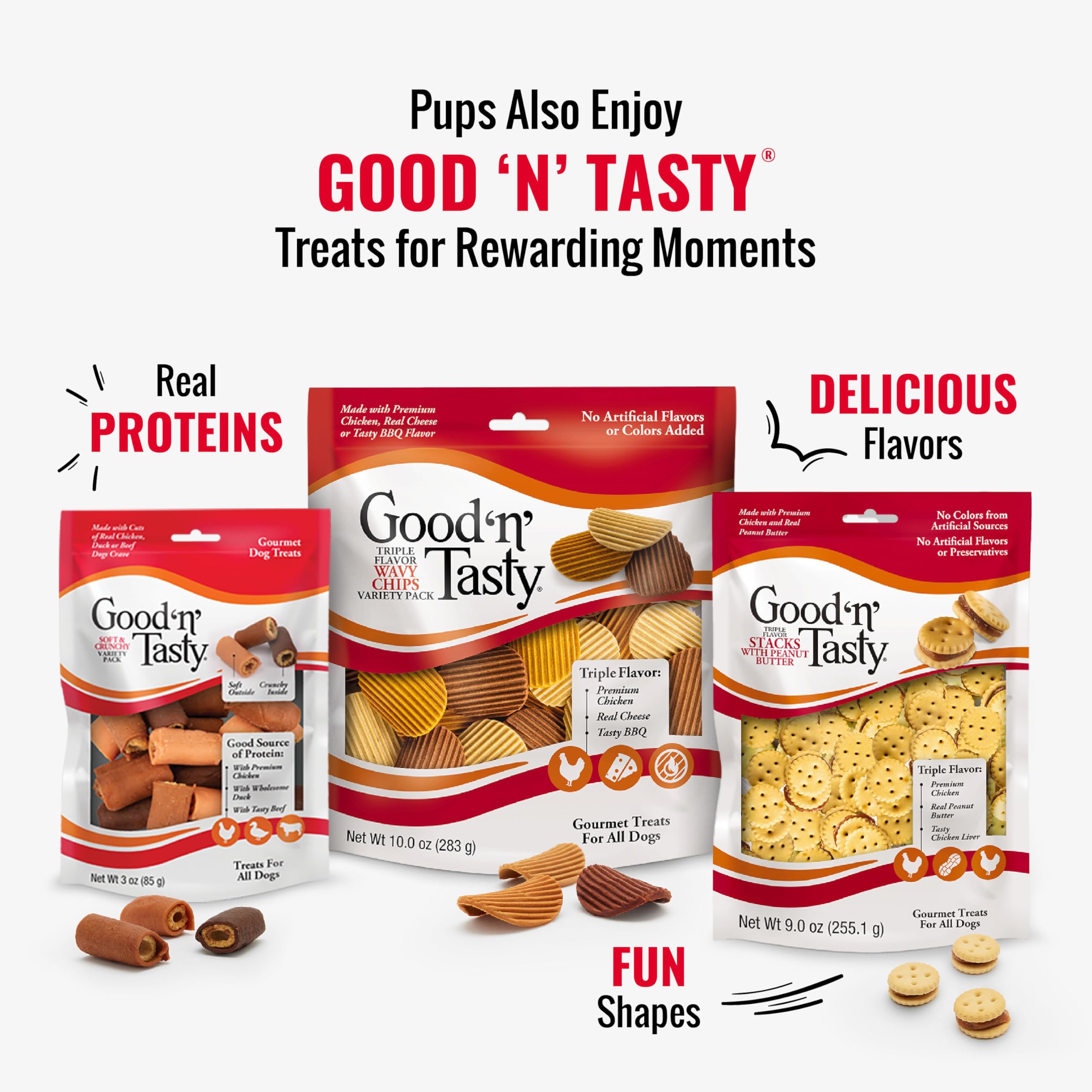 GOOD N FUN Triple Flavor Wings premio diario para momentos de entrenamiento