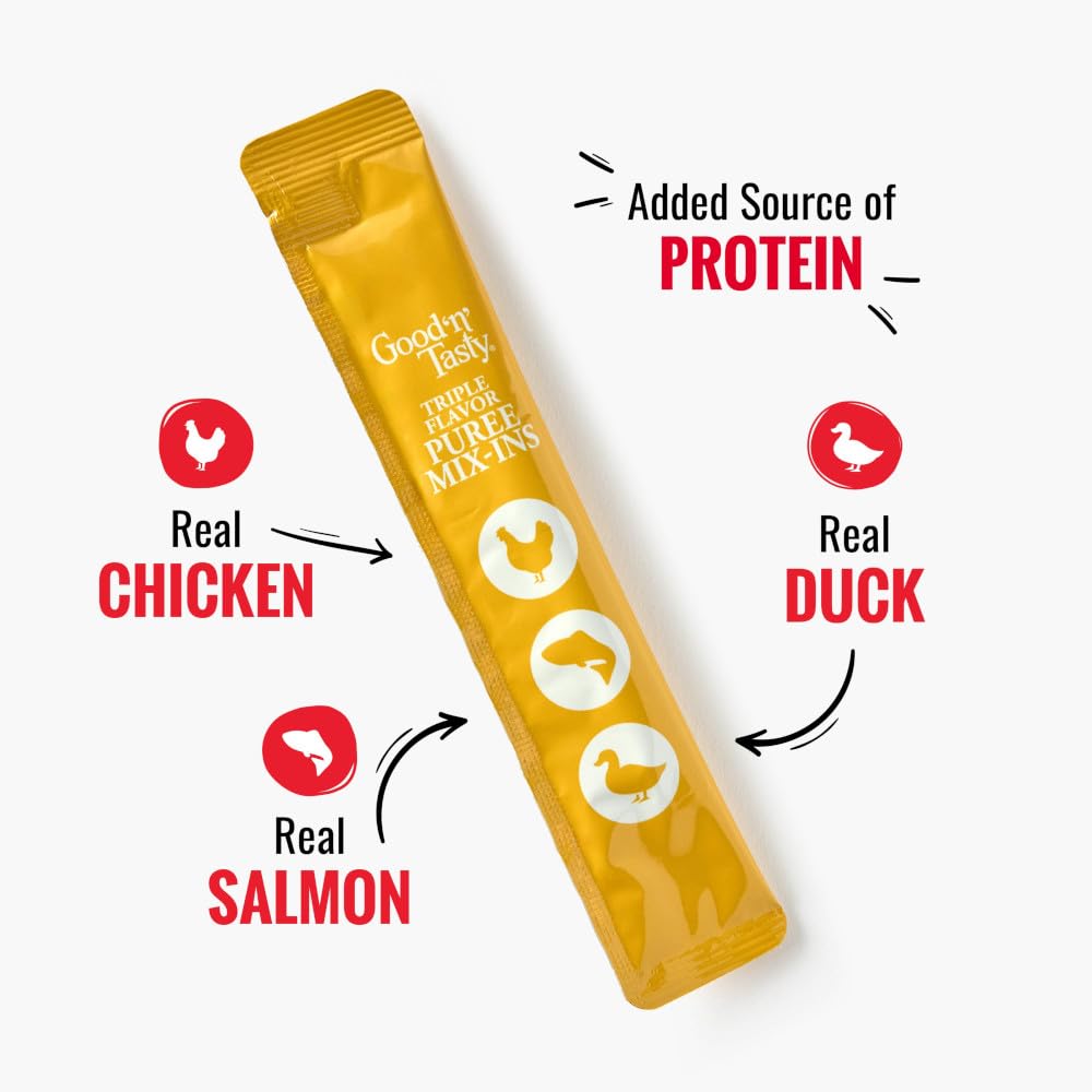 Puré con pollo como ingrediente principal para aportar proteína sabrosa.