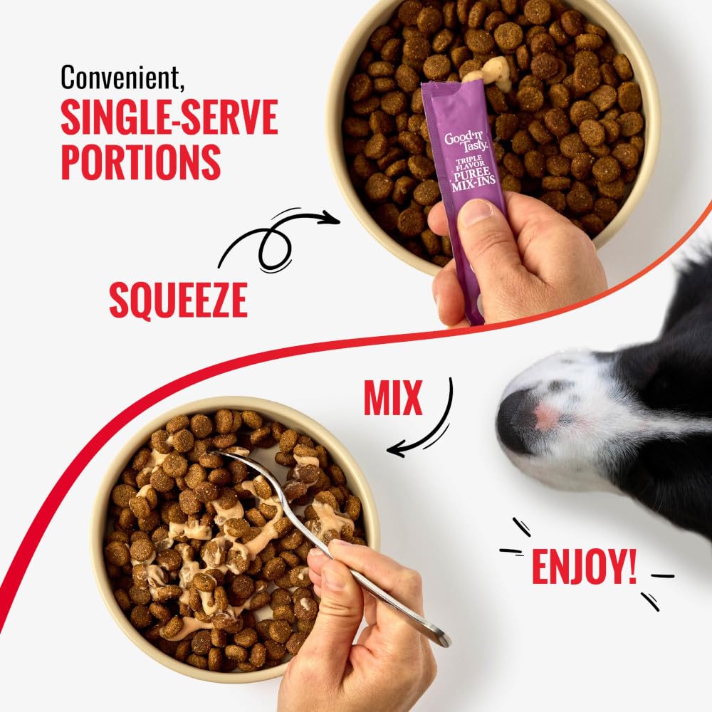 Good 'N' Tasty sin carragenina añadida, un toque más limpio para la dieta del perro.
