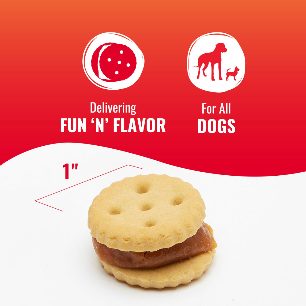 Good N Tasty, tres sabores queso mixto, bocado irresistible para perros.