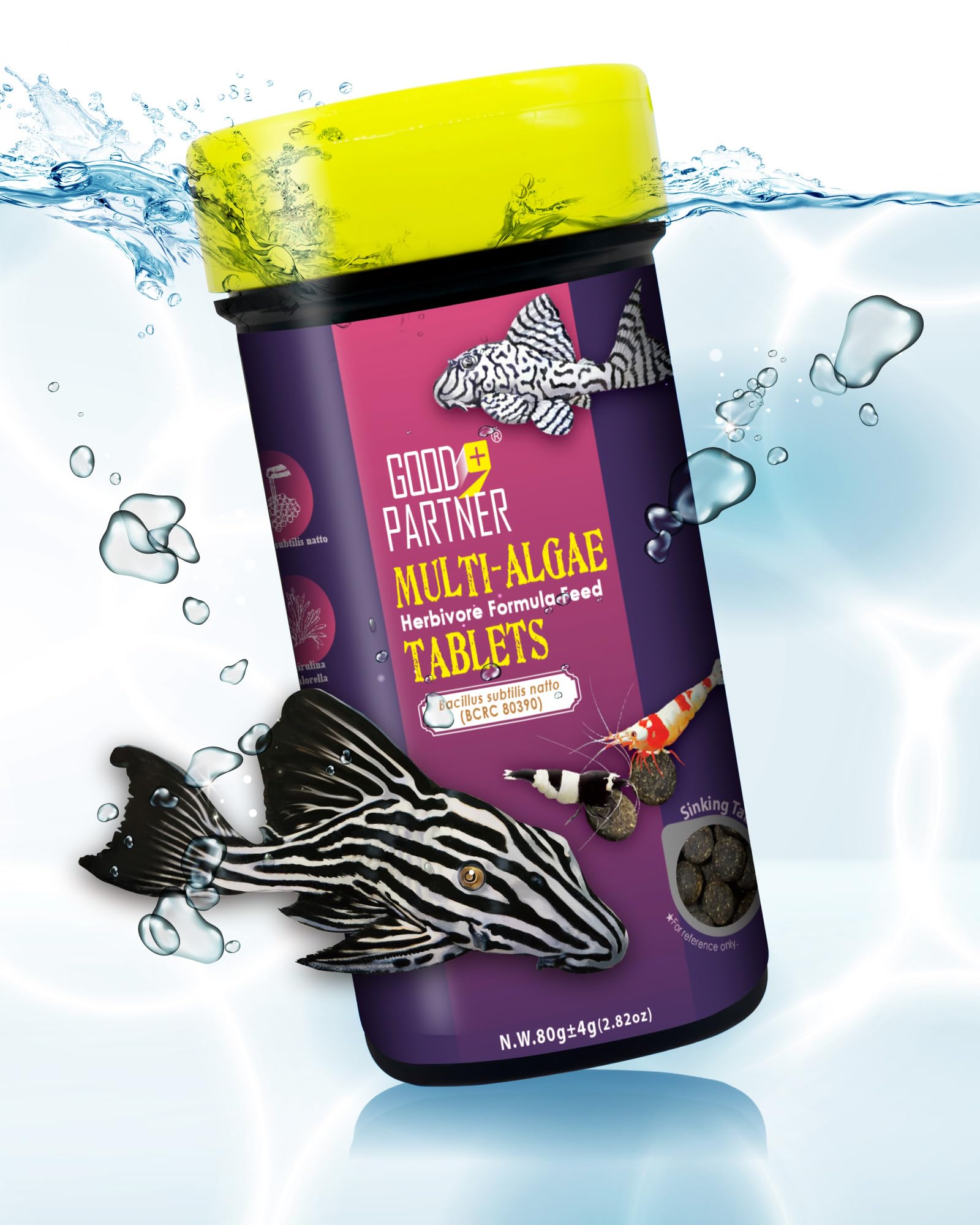 GOOD PARTNER Purify tabletas-algas-pleco mejoran coloración y salud
