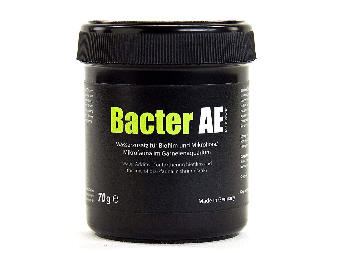 GOODGROWLIES GlasGarten Bacter AE Shrimp alimento-vital para camarones en acuario.