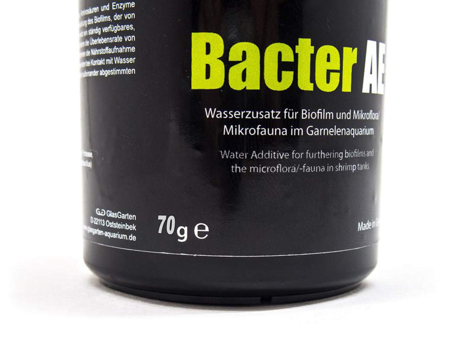 GOODGROWLIES GlasGarten Bacter AE Shrimp calidad-agua mejora microclima del acuario.