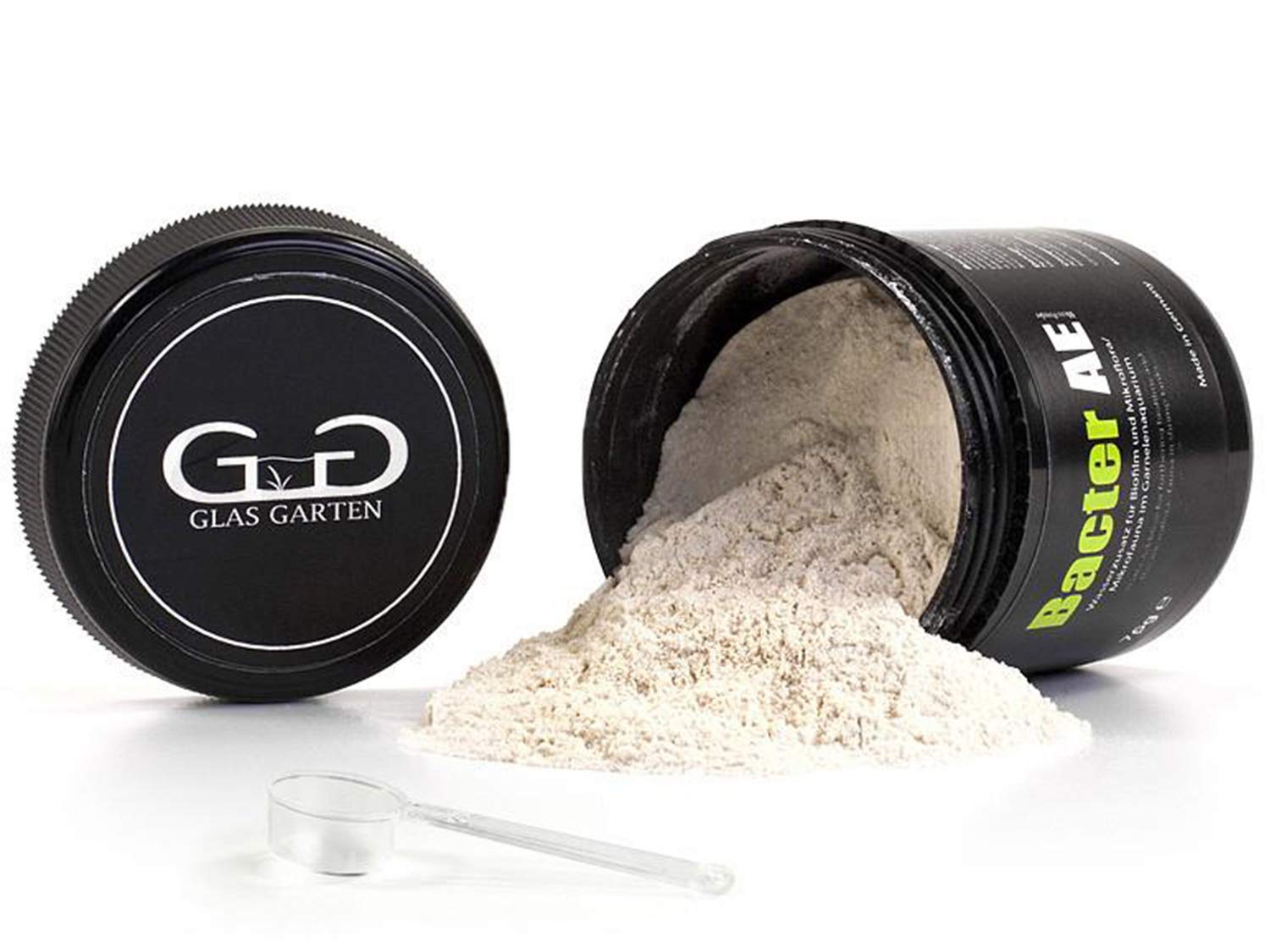 GOODGROWLIES GlasGarten Bacter AE Shrimp dosificador-cuchara para dosificación precisa.