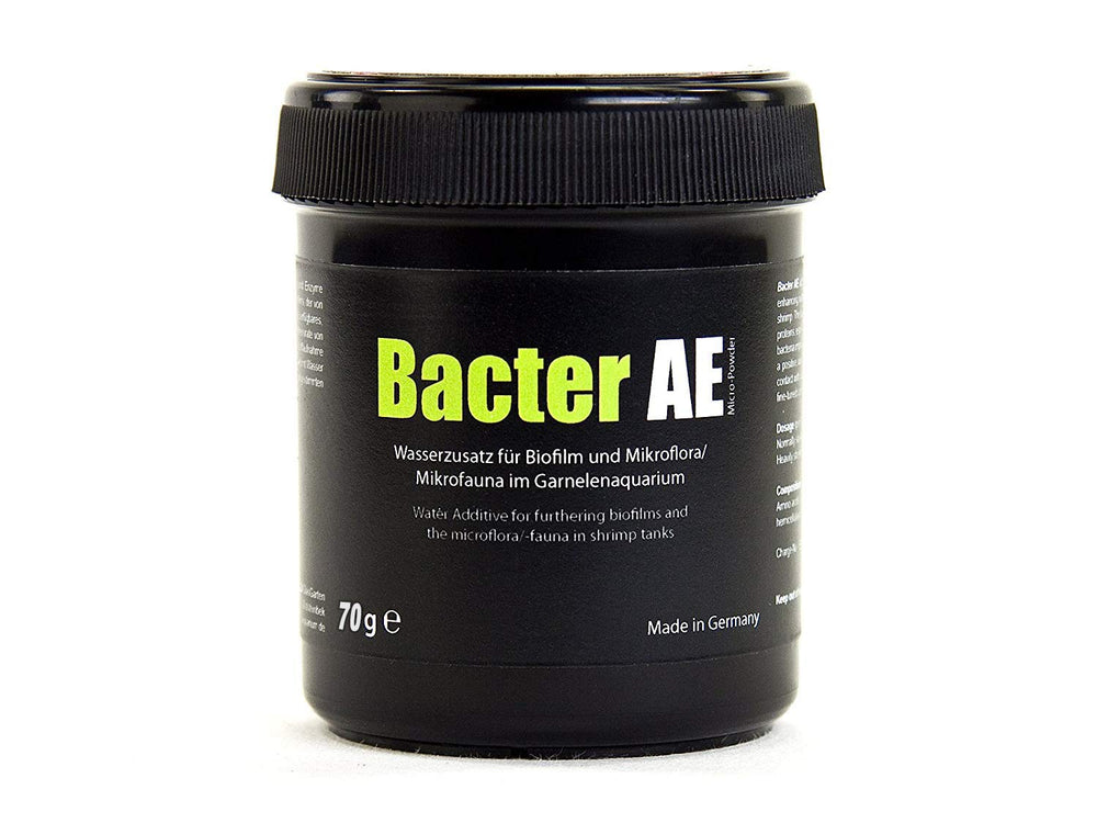 GOODGROWLIES GlasGarten Bacter AE Shrimp polvo en caja para camarones saludables.