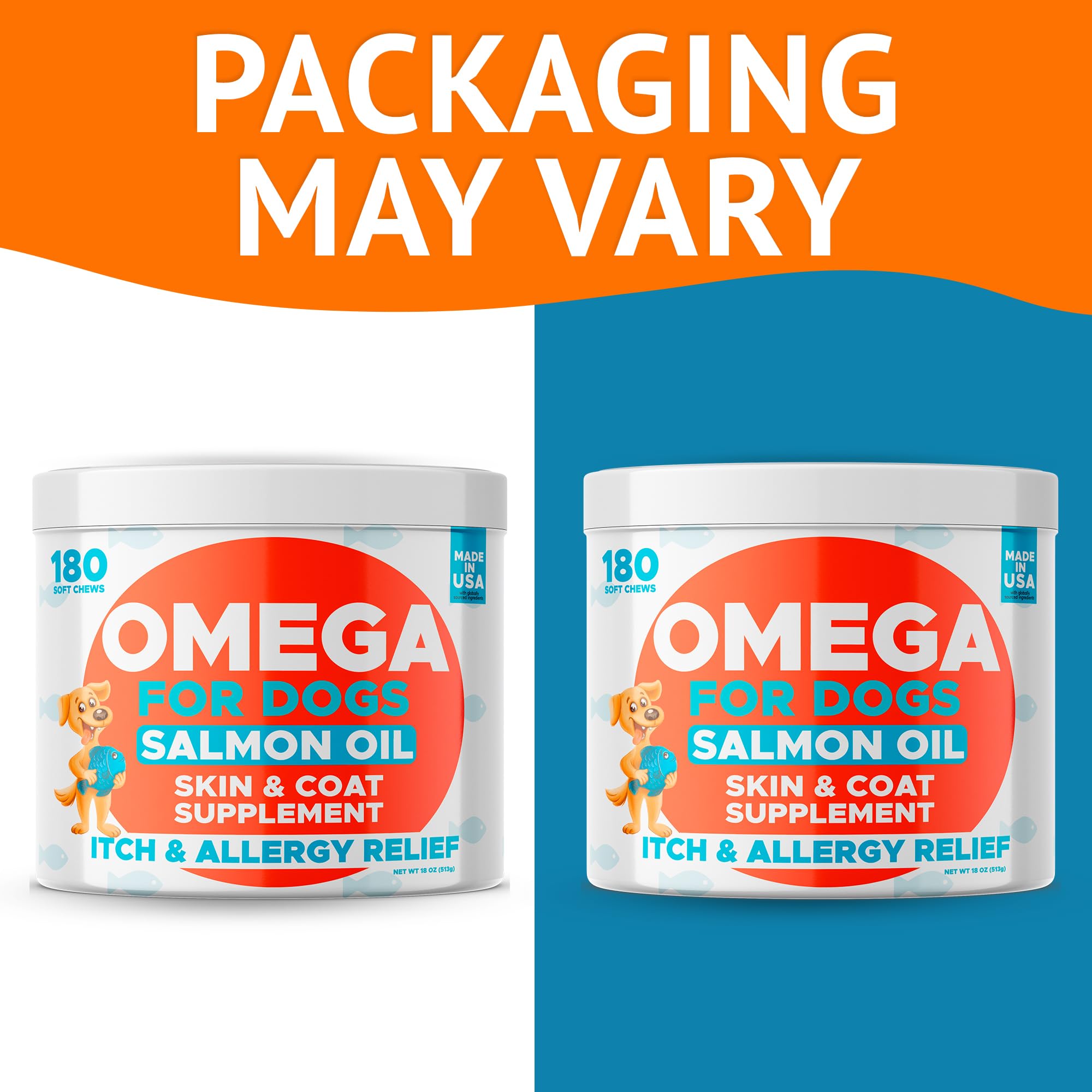 GOODGROWLIES Omega3, soporte para corazones y bienestar general canino.