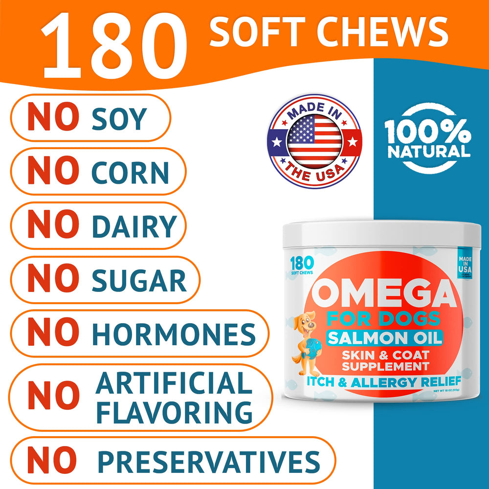 GOODGROWLIES Omega3, para perros senior y activos.