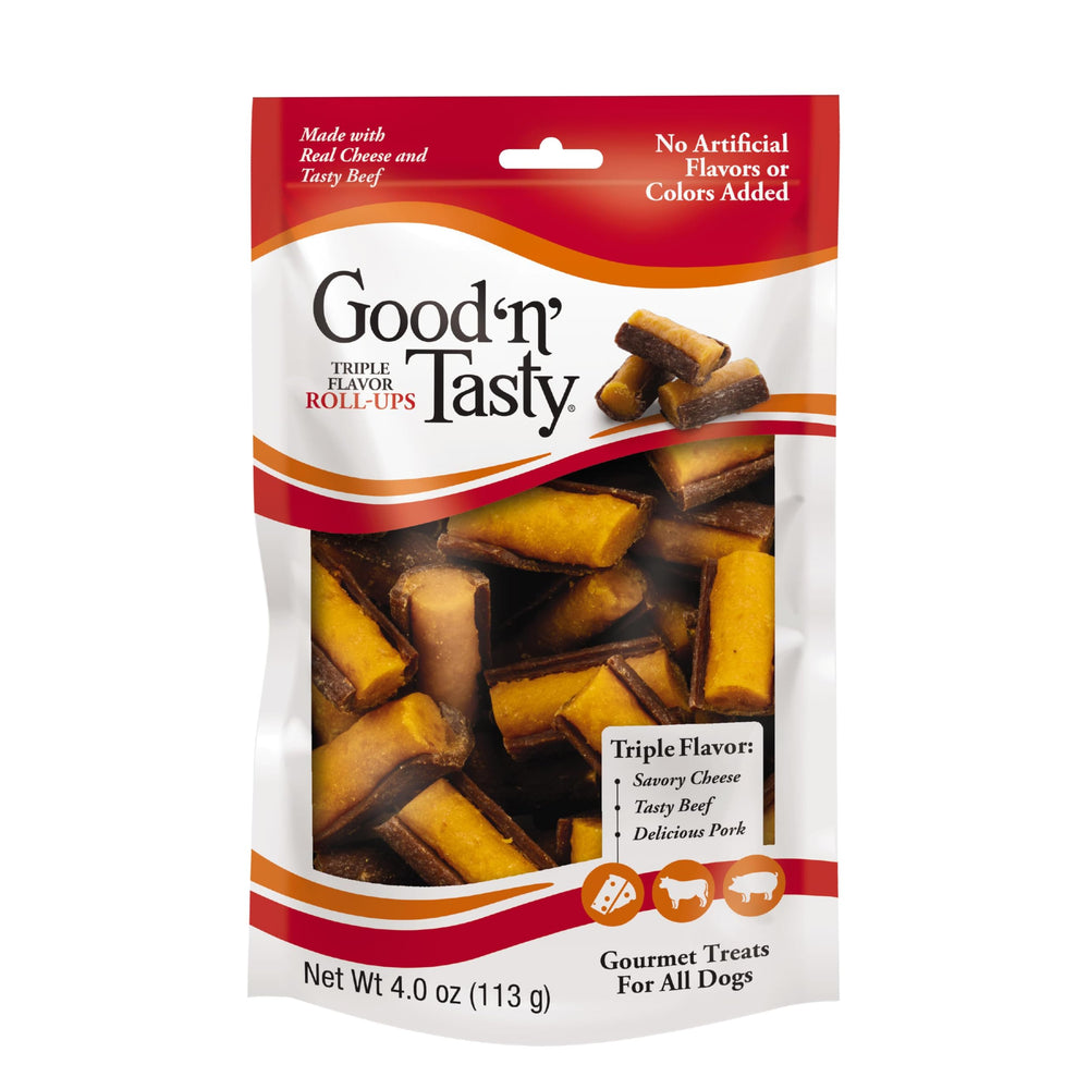 Good ‘N’ Tasty Roll-Ups envase práctico, fácil de servir.