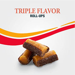 Good ‘N’ Tasty Roll-Ups textura crujiente, experiencia de masticación placentera.