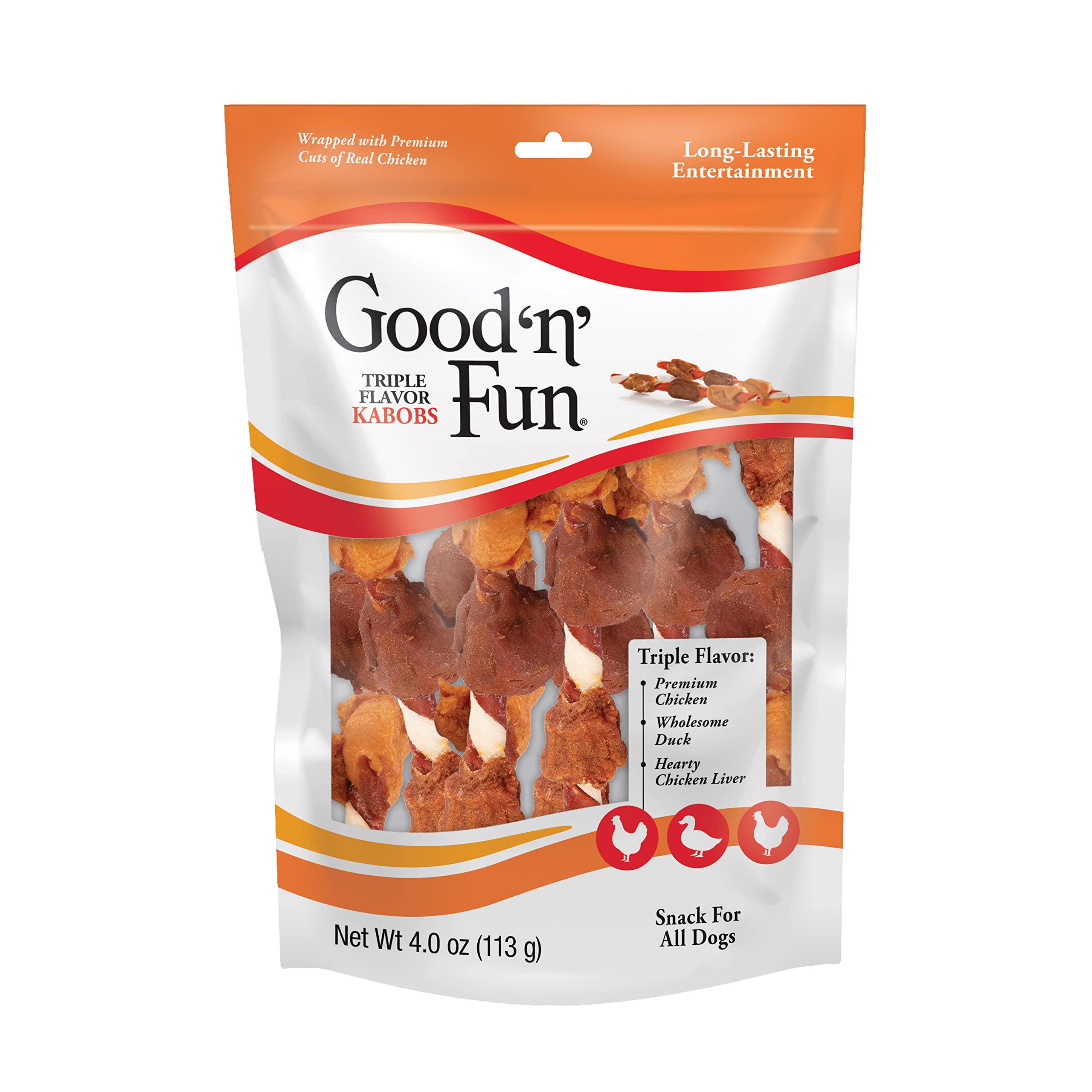 Uso diario recomendado de GoodNFun Brochetas para perros
