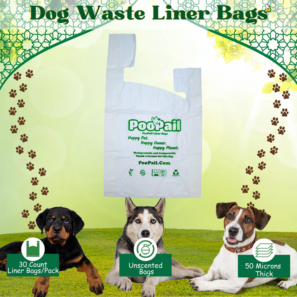 GoodWag: bolsas grandes compatibles con Poopails para desechos de perros.