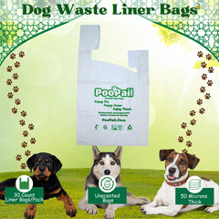 GoodWag: bolsas grandes compatibles con Poopails para desechos de perros.