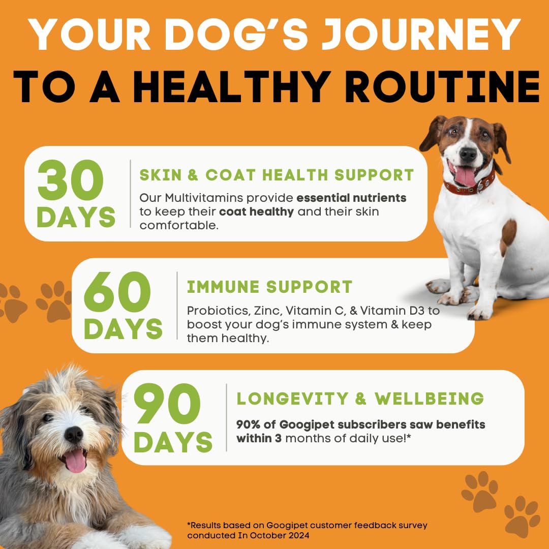 Googipet probióticos para perros, favorece la digestión y equilibrio intestinal.