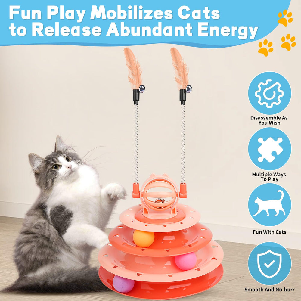 Goosheep Gato Bola Interactiva: 6 bolas para juego y ejercicio diario