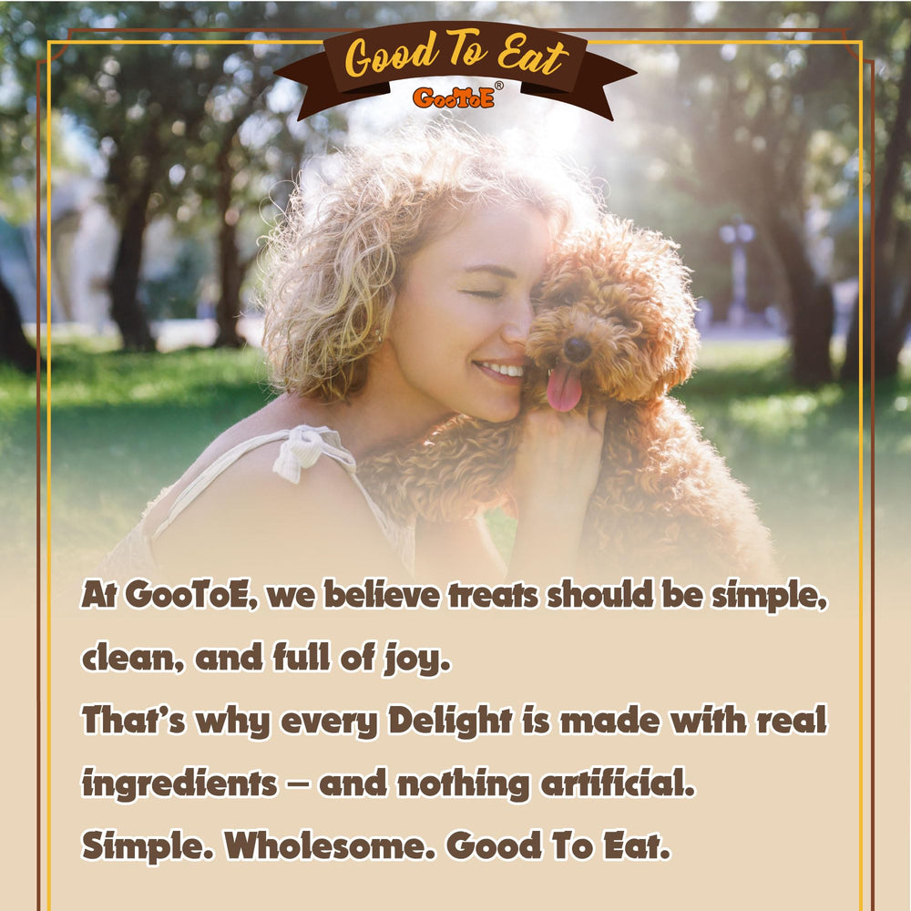 Gootoe ingrediente real, sin conservantes para snack natural.