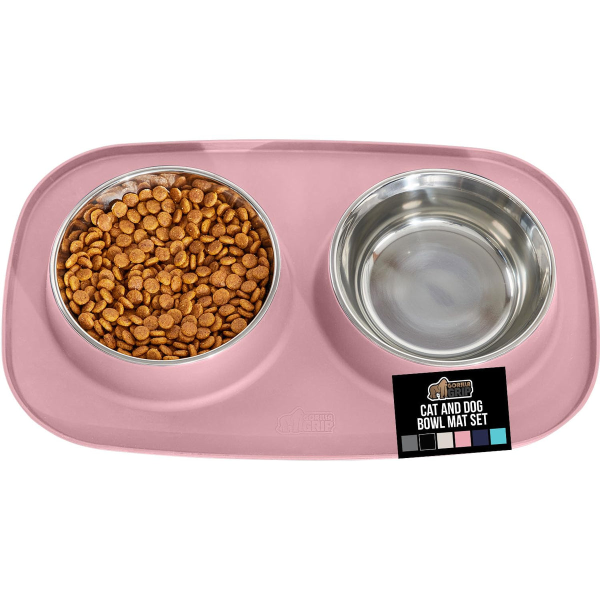 GORILLA GRIP base silicona impermeable, estable durante la comida