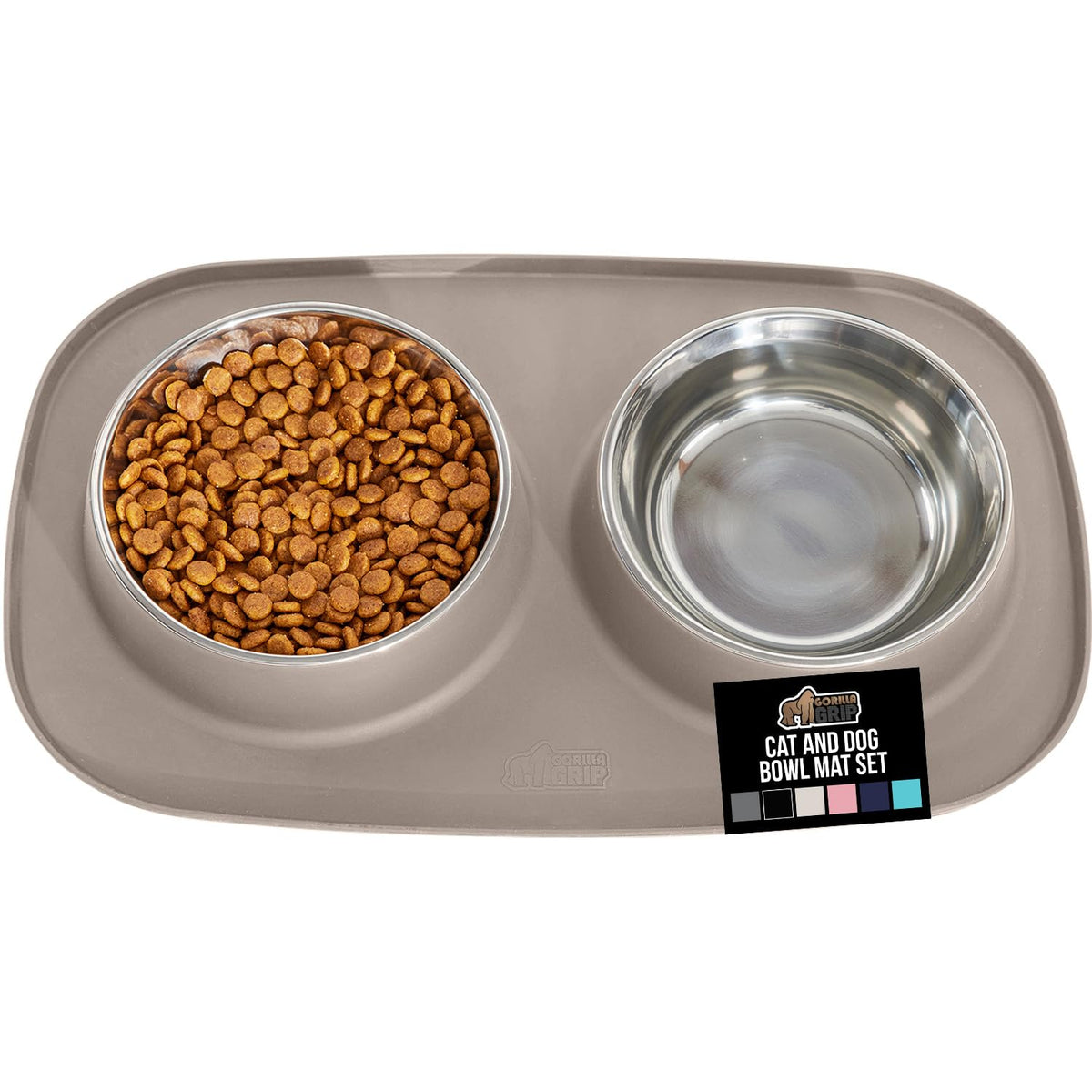 Base de silicona impermeable Gorilla Grip para tazones estables durante la comida.
