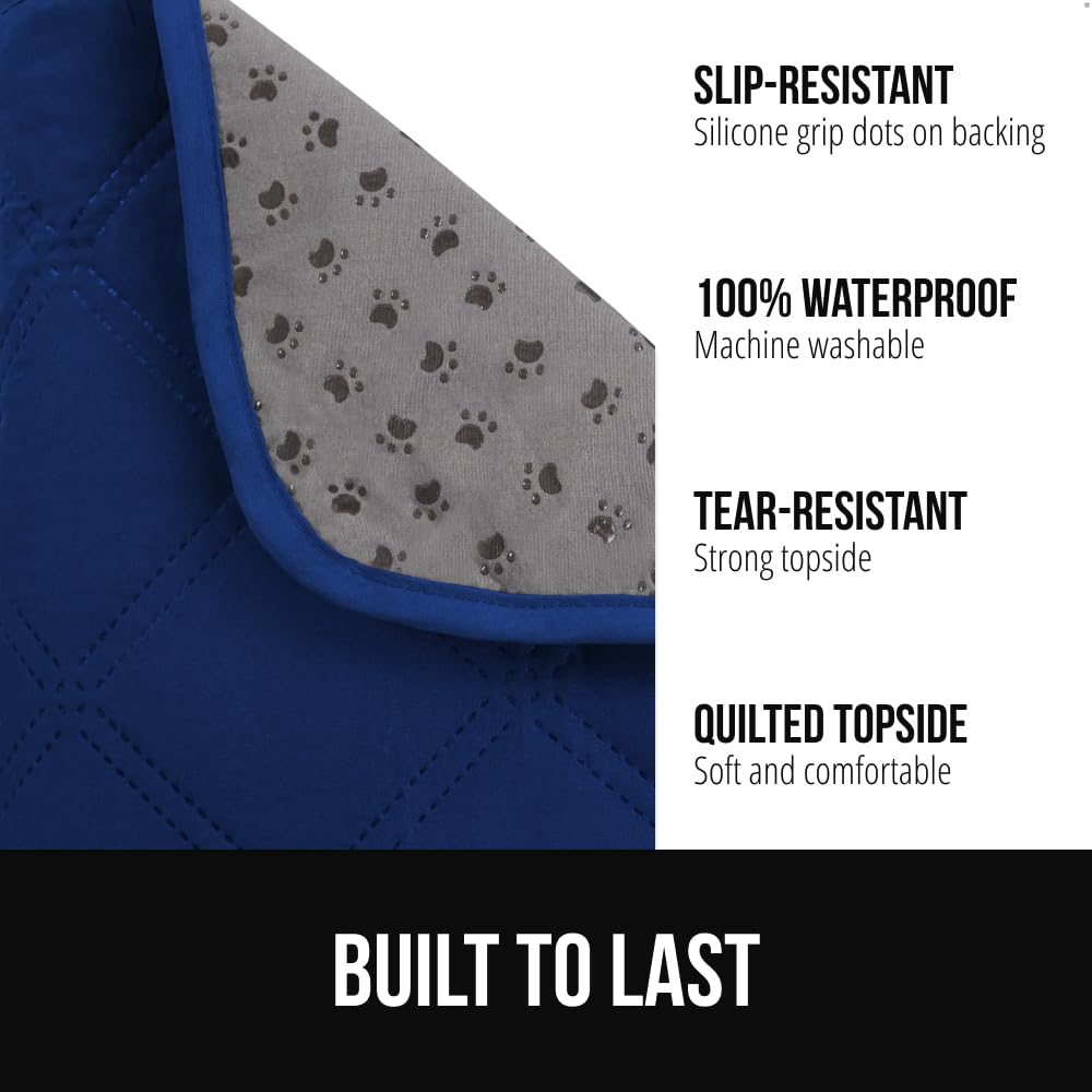 GORILLA GRIP cobertor impermeable para perros sobre la cama, mantiene el área limpia