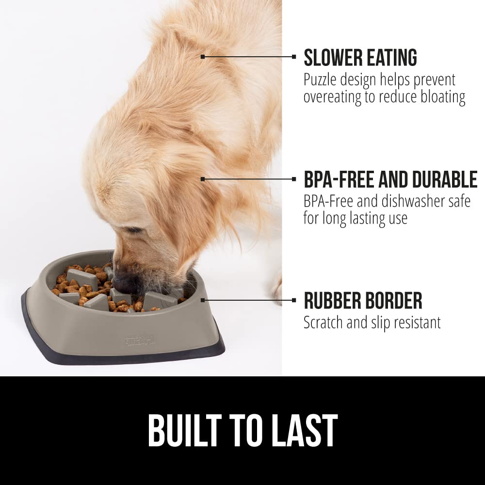 GORILLA GRIP diseño interactivo mantiene a la mascota entretenida durante la comida