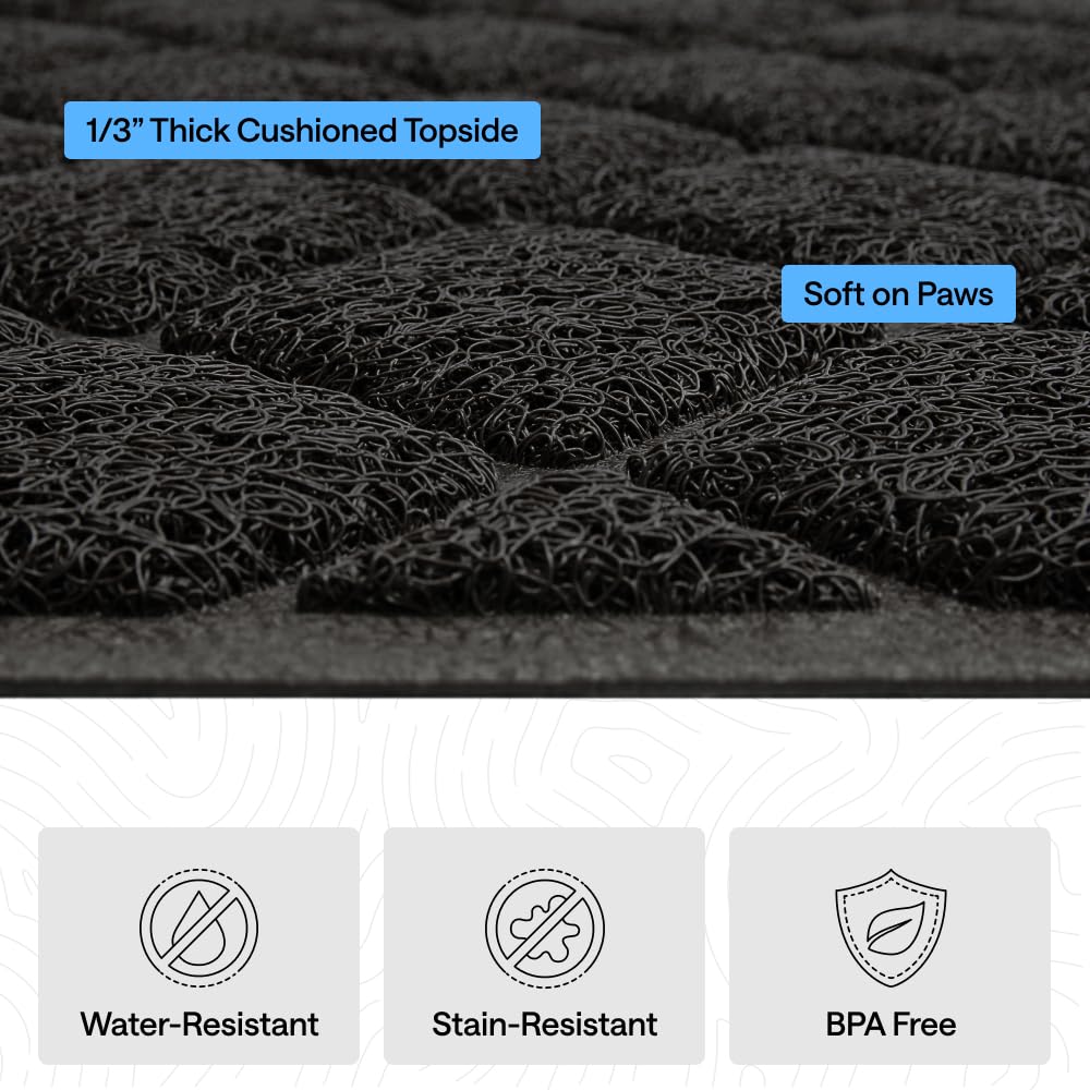 GORILLA GRIP: material resistente al agua protege suelos de derrames.