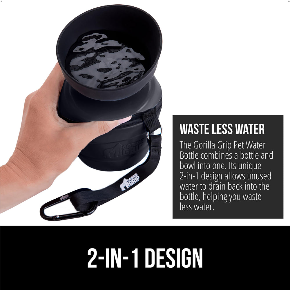 GORILLA GRIP con sello de rosca anti fugas para transporte seguro.