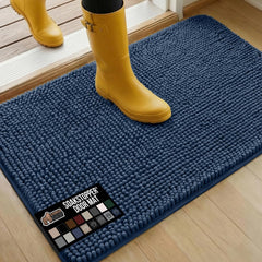 GORILLA GRIP SoakSTOPPER alfombra de entrada 36x24 absorbe humedad para recibidores limpios.