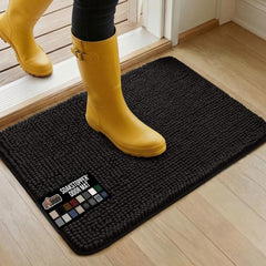 GORILLA GRIP SoakSTOPPER: alfombra de entrada para perros, absorbe humedad para suelos limpios.