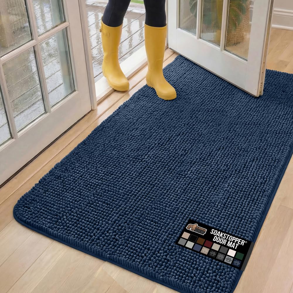 Gorilla Grip SoakSTOPPER alfombrilla de entrada absorbente para perros.